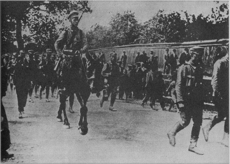 I Kompania Kadrowa 08.1914 zajęcie Kielc przez Pierwszą Kompanię Kadrową.