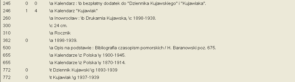 Kalendarz Almanach Kurjera Łódzkiego Kalendarz