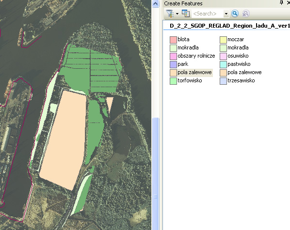 Aspekty opracowania precyzyjnych elektronicznych map nawigacyjnych danych (ang. FeatureDataset) oraz poszczególnych klas obiektów (ang. Feature Class).