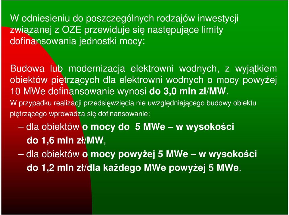 3,0 mln zł/mw.