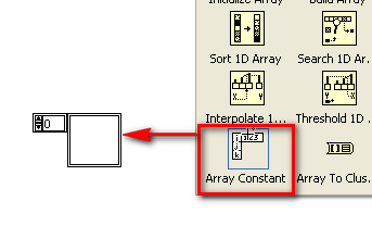 Na schemacie blokowym, kliknij prawym przyciskiem myszy, aby wyświetlić paletę Functions(Funkcje) 2.