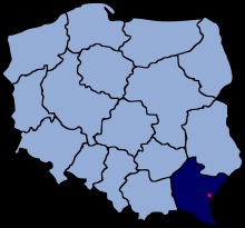 LOKALIZACJA PROJEKTU Przemyśl jest trzecim pod względem liczby mieszkańców miastem w woj. podkarpackim (stolica województwa Rzeszów 180.031 mieszkańców, Stalowa Wola 64.756 mieszkańców, Przemyśl 64.