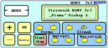 8. Obsługa 8.1. PoniŜej opisano przyciski panelu głównego. Przycisk podwójny (Lewo/Prawo) Wejście do menu konfiguracji i poruszanie się po nim opis w pk.