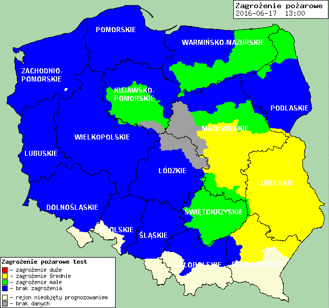 Zagrożenie pożarowe w