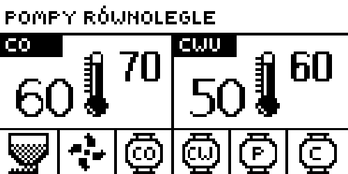 II.11.a) Ogrzewanie domu Wybierając tą opcję regulator przechodzi w stan ogrzewania tylko domu.