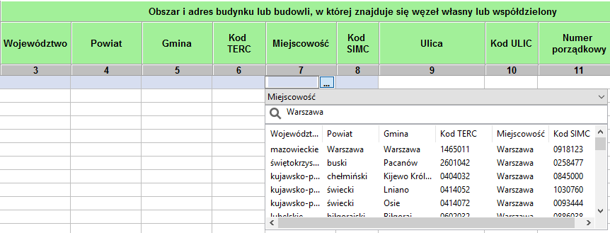 4. Kolory używane w aplikacji W aplikacji zastosowano następujące kolory do sygnalizacji różnych zjawisk zachodzących w systemie. Kolor czerwony reguł walidacji.