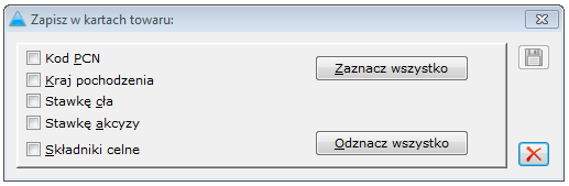 Dokument SAD tworzy płatność na rzecz urzędu. Składają się na nią: Cło, Akcyza, VAT i inne definiowane kwoty, dla których wybrano opcję: Generuj Płatności.