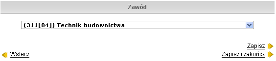 Oddziały planowane Zawód technikum i zasadnicza szkoła zawodowa Jeżeli oddział jest dodawany do szkoły będącej technikum lub zasadniczą szkołą zawodową, wówczas zamiast przedmiotów rozszerzonych czy