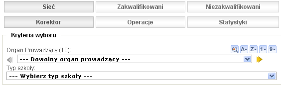 Nabór do PG Korekta parametrów sieci Korekta parametrów sieci jest to zmiana liczebności poszczególnych oddziałów, mająca na celu zmianę efektów przydziału.