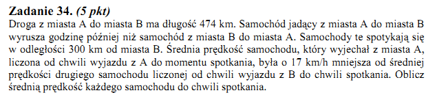 26 Próbny egzamin maturalny z matematyki Informator maturalny str. 22 Zadanie 30. (5 pkt) Do zbiornika o pojemności 800m 3 można doprowadzić wodę dwiema rurami.