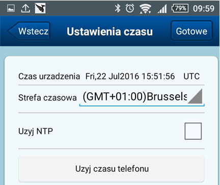 XIV. APLIKACJA MOBILNA Ustawienia Użytkownika Ustawienia te umożliwiają zmianę nazwy użytkownika oraz hasła.