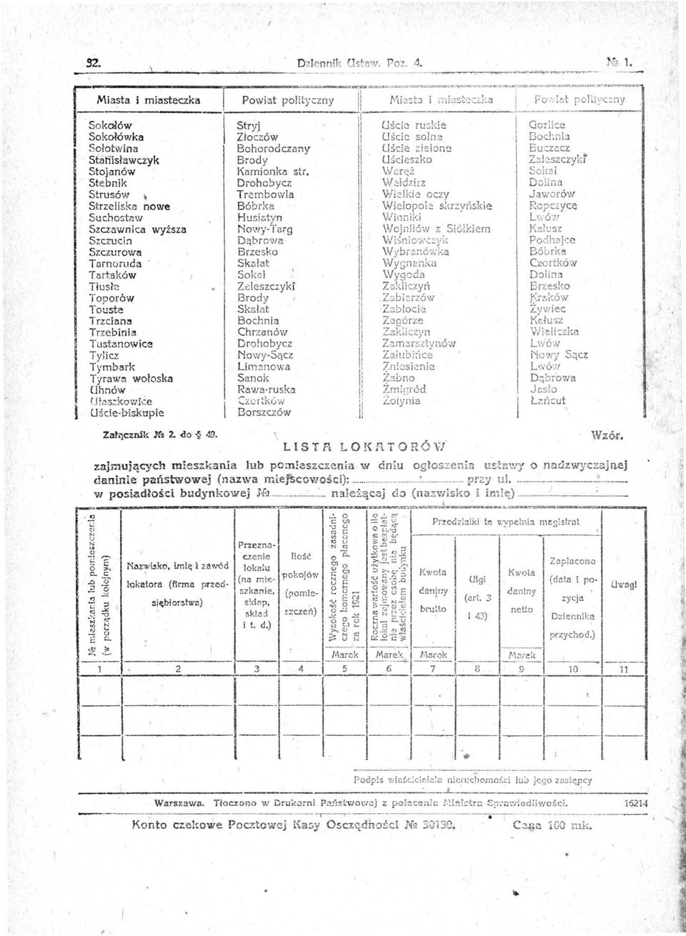 si, r zyń skie Sucho5taw Husiatyn Winniki Szczawnica wyższa Nowy-Targ Wcjn iłów z' Si 6łkiem Slcrucin Dąbrowa W iś n iowczyk Szczurowa Brzesko WybrClrlówka Tarnaruda - Skalat Wygnanka Tartaków Sokal