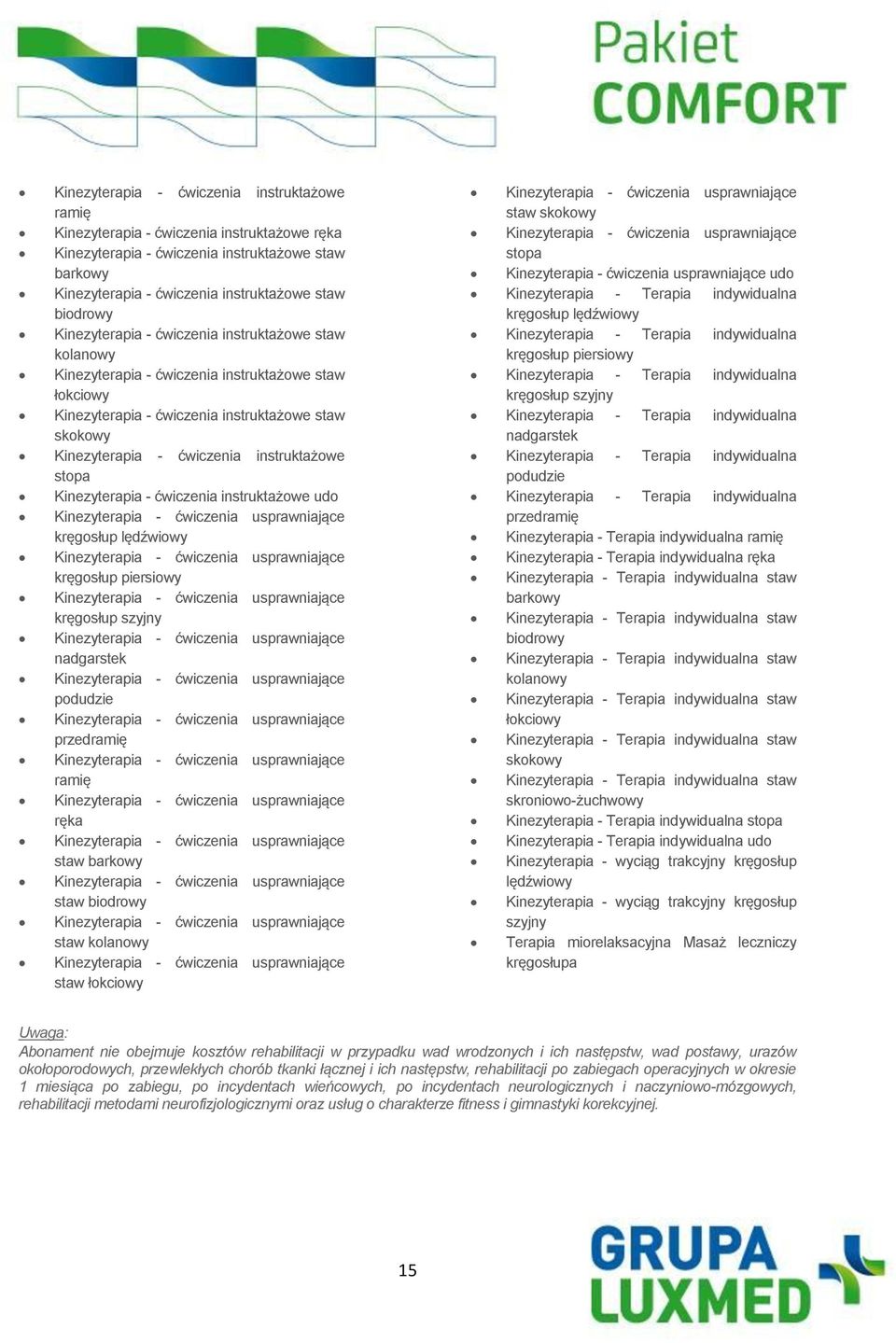 instruktażowe stopa Kinezyterapia - ćwiczenia instruktażowe udo kręgosłup kręgosłup piersiowy kręgosłup szyjny nadgarstek podudzie przedramię ramię ręka staw barkowy staw biodrowy staw kolanowy staw