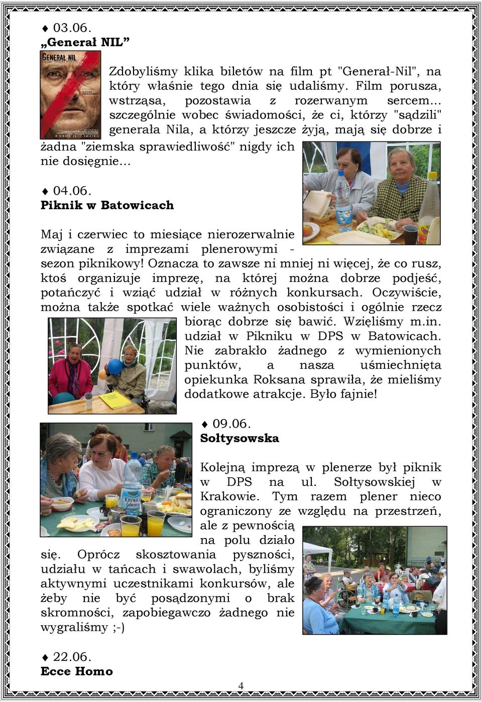 Piknik w Batowicach Maj i czerwiec to miesiące nierozerwalnie związane z imprezami plenerowymi - sezon piknikowy!