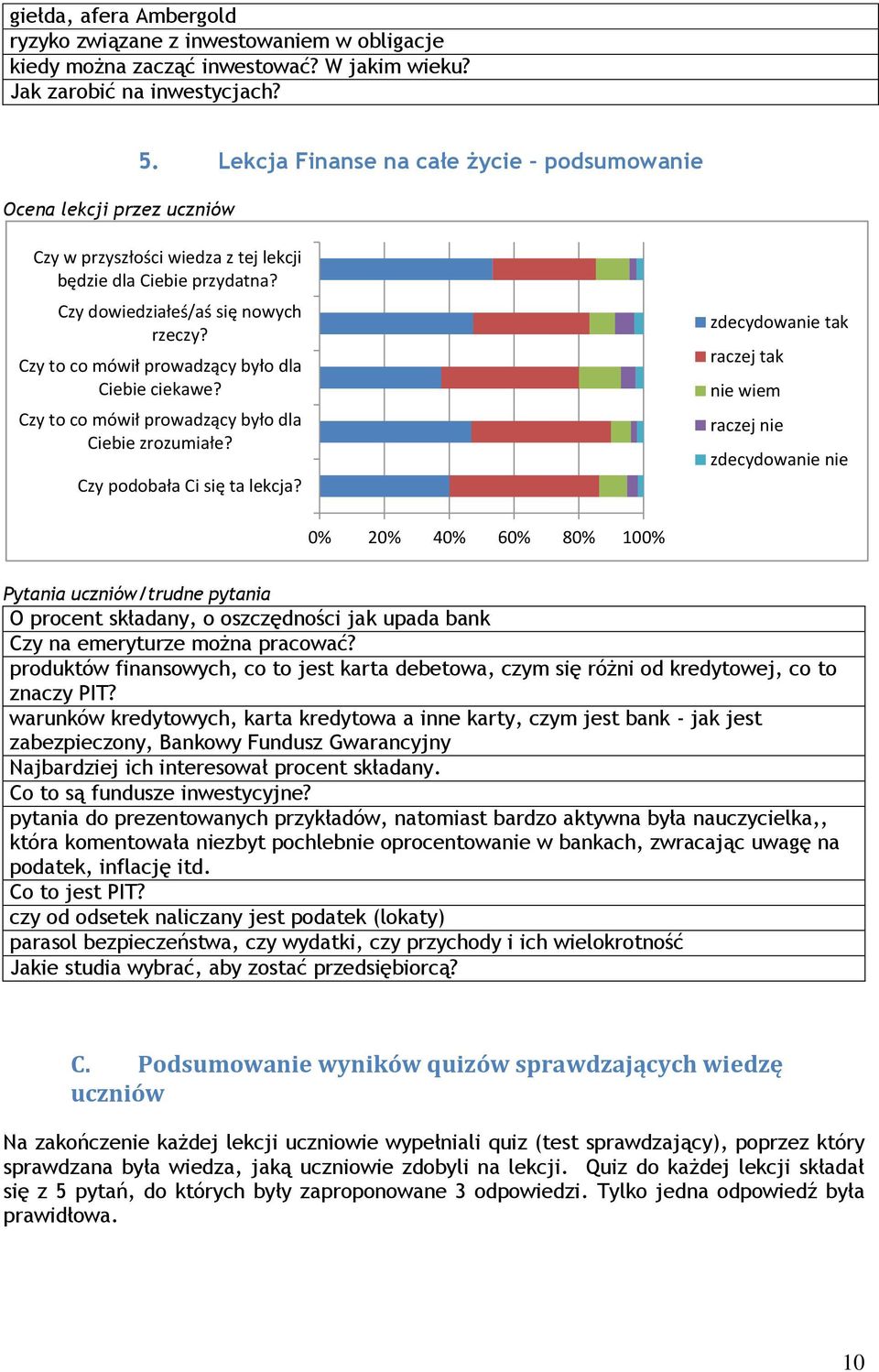 Czy podobała Ci się ta lekcja?