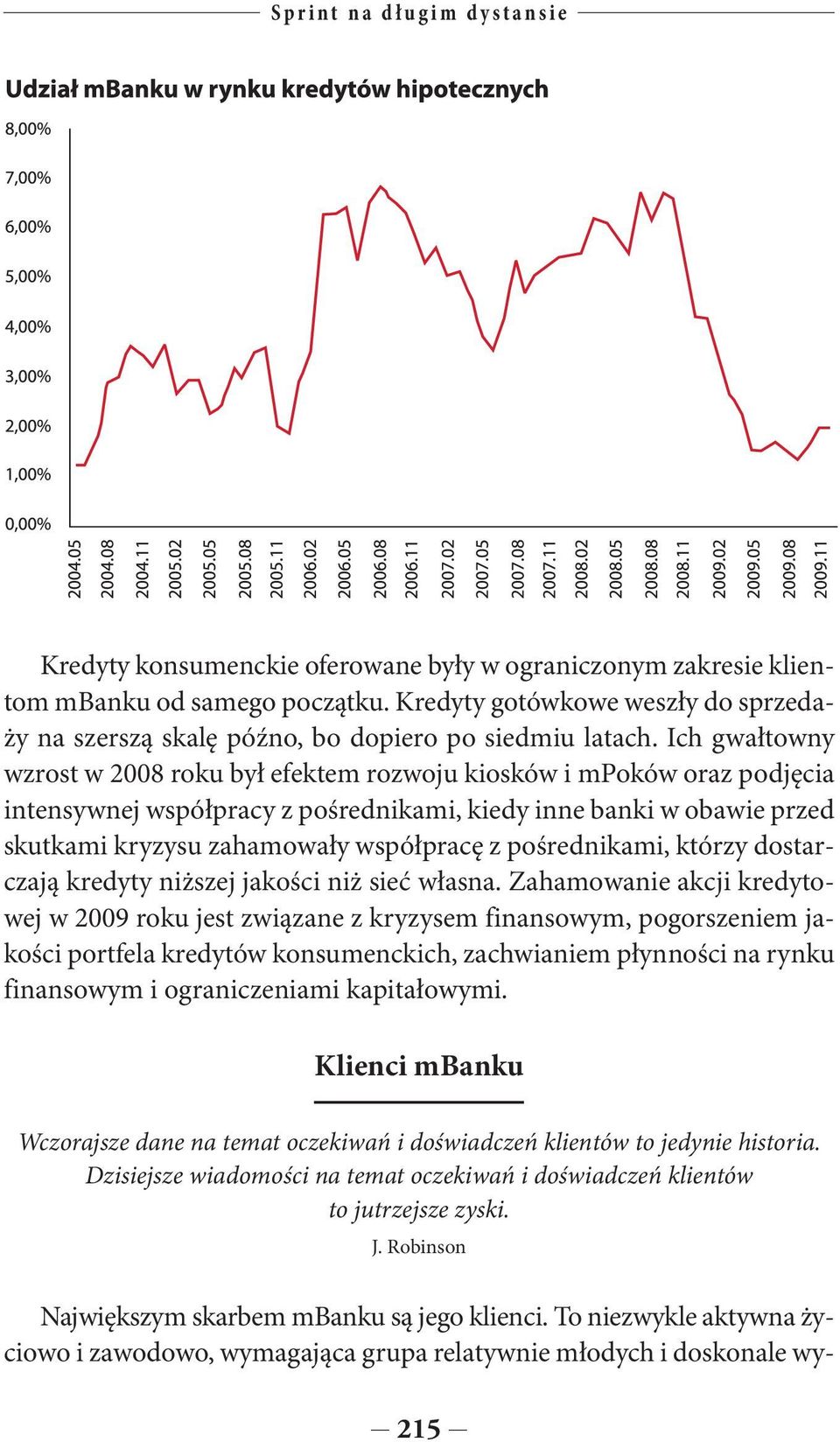 Ich gwałtowny wzrost w 2008 roku był efektem rozwoju kiosków i mpoków oraz podjęcia intensywnej współpracy z pośrednikami, kiedy inne banki w obawie przed skutkami kryzysu zahamowały współpracę z