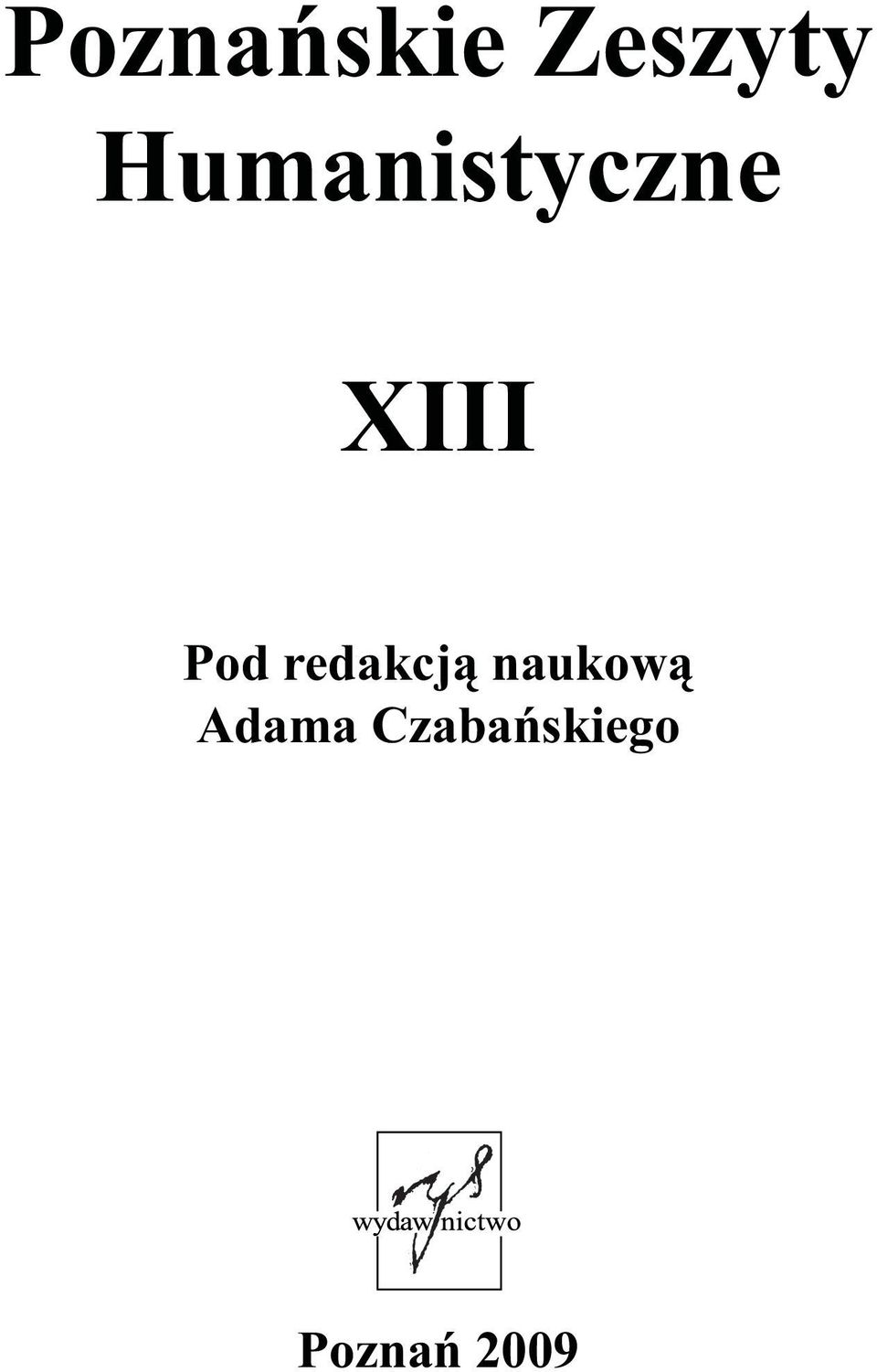 redakcją naukową Adama