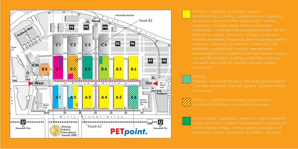 znakuj¹ce, urz¹dzenia do za³adunku i roz³adunku palet, podnoœniki, urz¹dzenia do transportu wewnêtrznego i miêdzysk³adowania, urz¹dzenia do komisjonowania, maszyny i surowce do produkcji i recyklingu