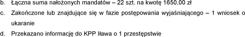 Zakończone lub znajdujące się w fazie postępowania