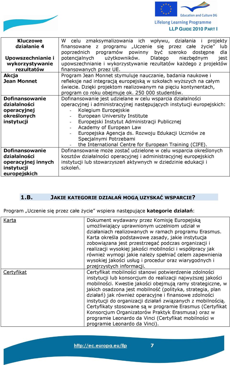 potencjalnych uŝytkowników. Dlatego niezbędnym jest upowszechnianie i wykorzystywanie rezultatów kaŝdego z projektów finansowanych przez UE.