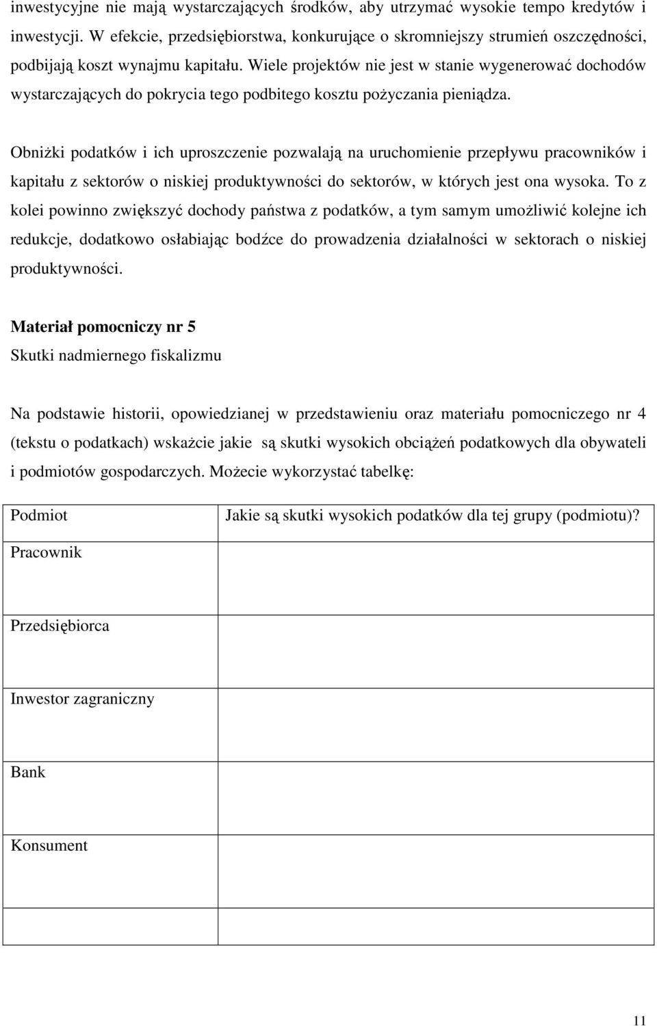 Wiele projektów nie jest w stanie wygenerować dochodów wystarczających do pokrycia tego podbitego kosztu poŝyczania pieniądza.