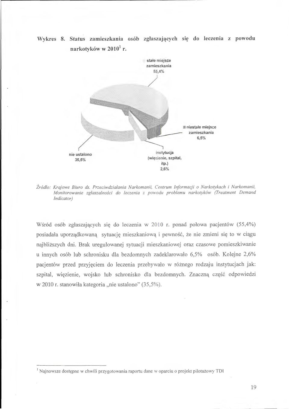 Przeciwd::ialania Narkomanii, Centrum Jnformacji o Narkotykach i Narkomanii, Monitorovvanie zglasza!no ci do leczenia z powodu prob!