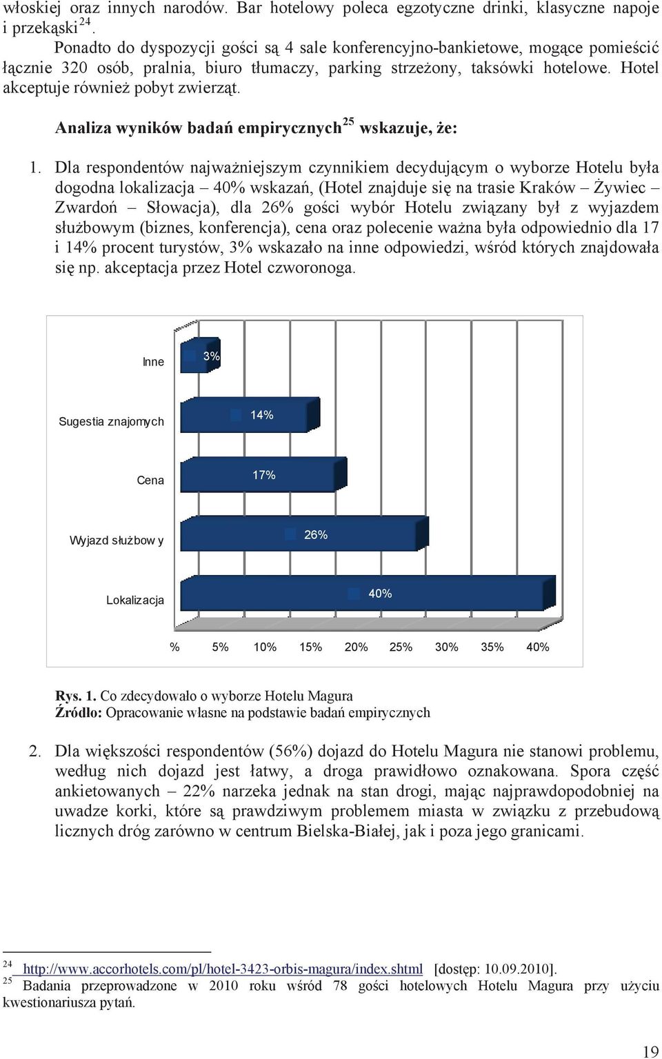 Analiza wyników bada empirycznych 25 wskazuje, e: 1.