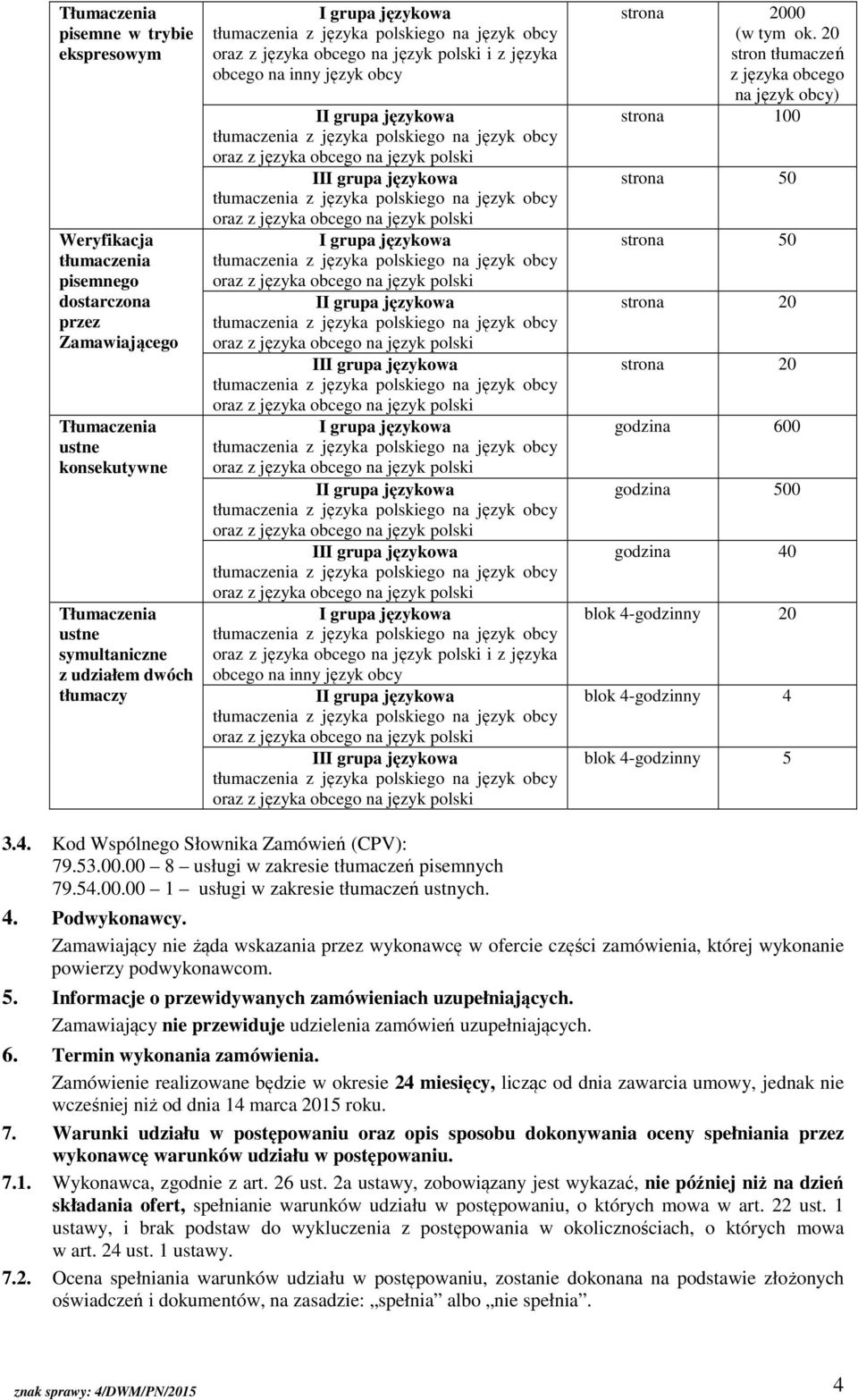 grupa językowa i z języka obcego na inny język obcy II grupa językowa III grupa językowa strona 2000 (w tym ok.