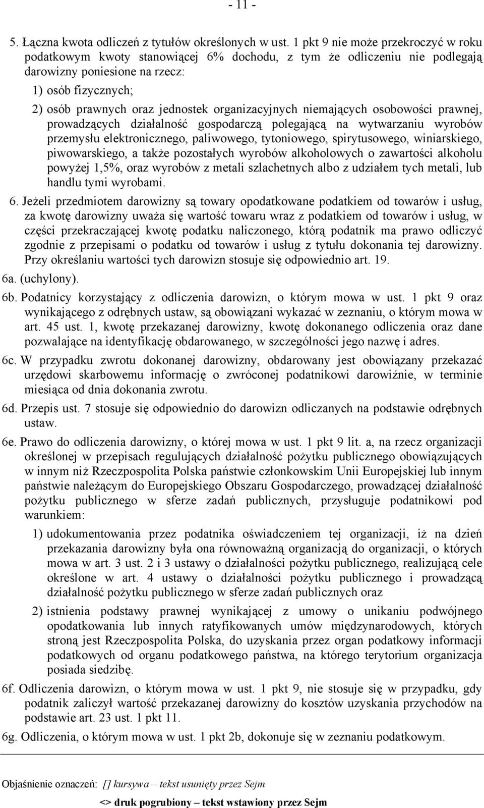 organizacyjnych niemających osobowości prawnej, prowadzących działalność gospodarczą polegającą na wytwarzaniu wyrobów przemysłu elektronicznego, paliwowego, tytoniowego, spirytusowego, winiarskiego,