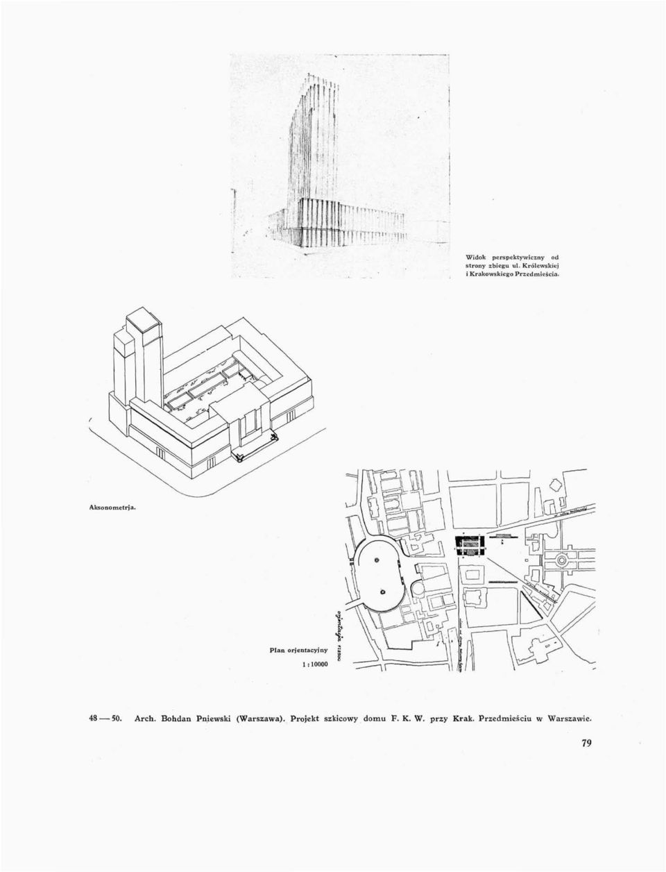 Plan orientacyjny 1 :10000» i 48 50. Arch.