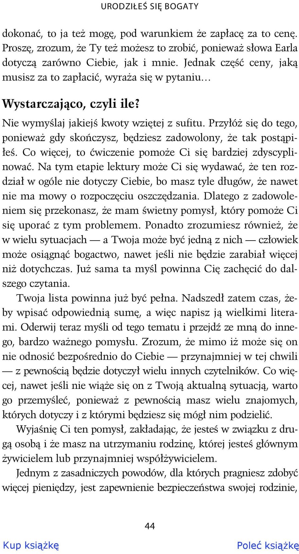 Przy ó si do tego, poniewa gdy sko czysz, b dziesz zadowolony, e tak post pi- e. Co wi cej, to wiczenie pomo e Ci si bardziej zdyscyplinowa.