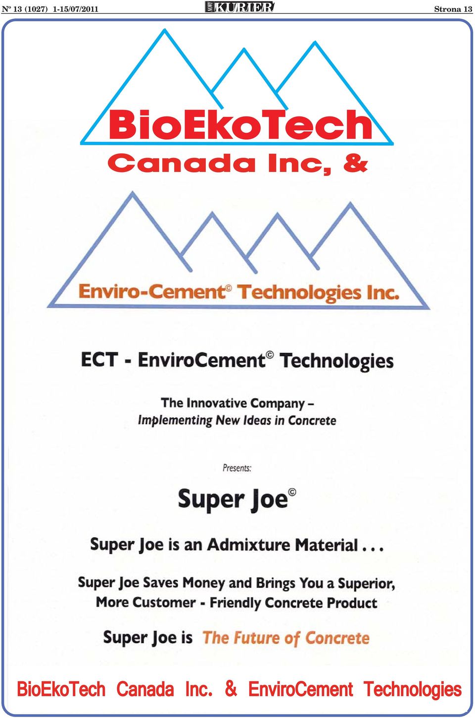 Inc, & BioEkoTech Canada