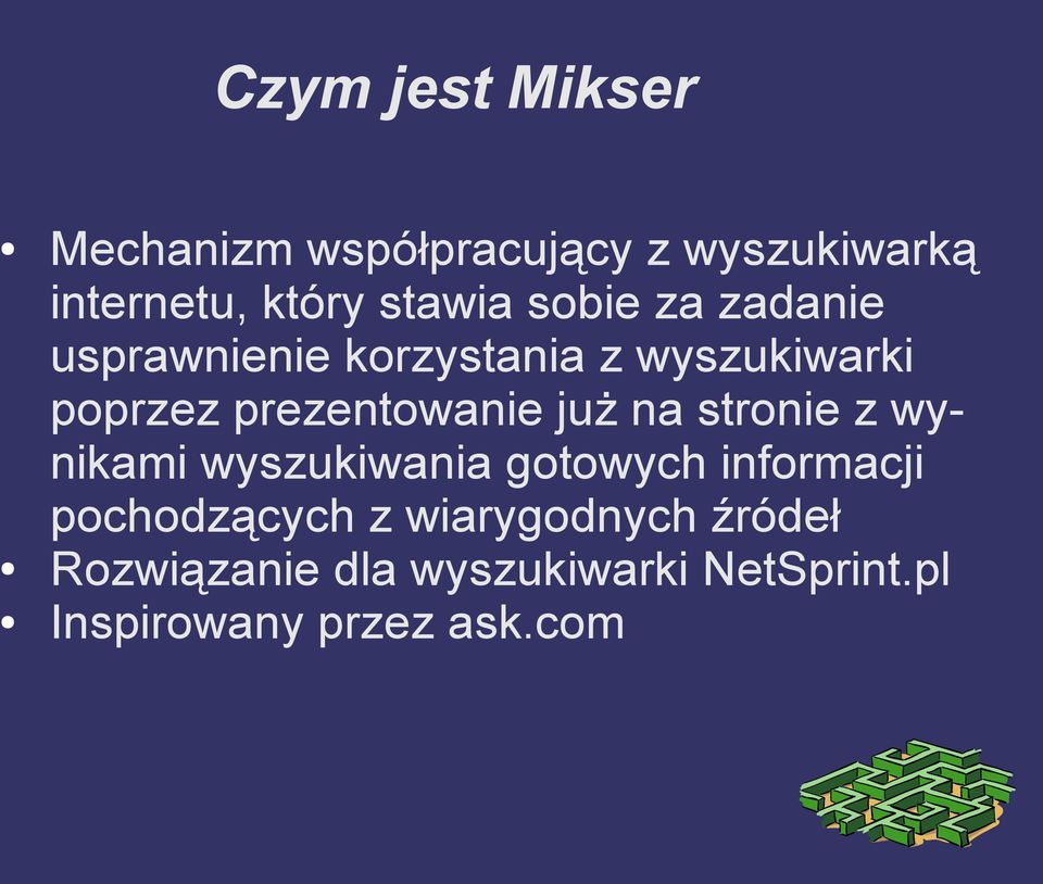 już na stronie z wynikami wyszukiwania gotowych informacji pochodzących z