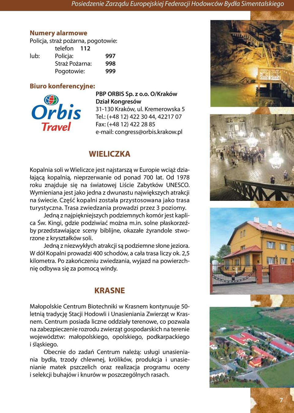 pl WIELICZKA Kopalnia soli w Wieliczce jest najstarszą w Europie wciąż działającą kopalnią, nieprzerwanie od ponad 700 lat. Od 1978 roku znajduje się na światowej Liście Zabytków UNESCO.