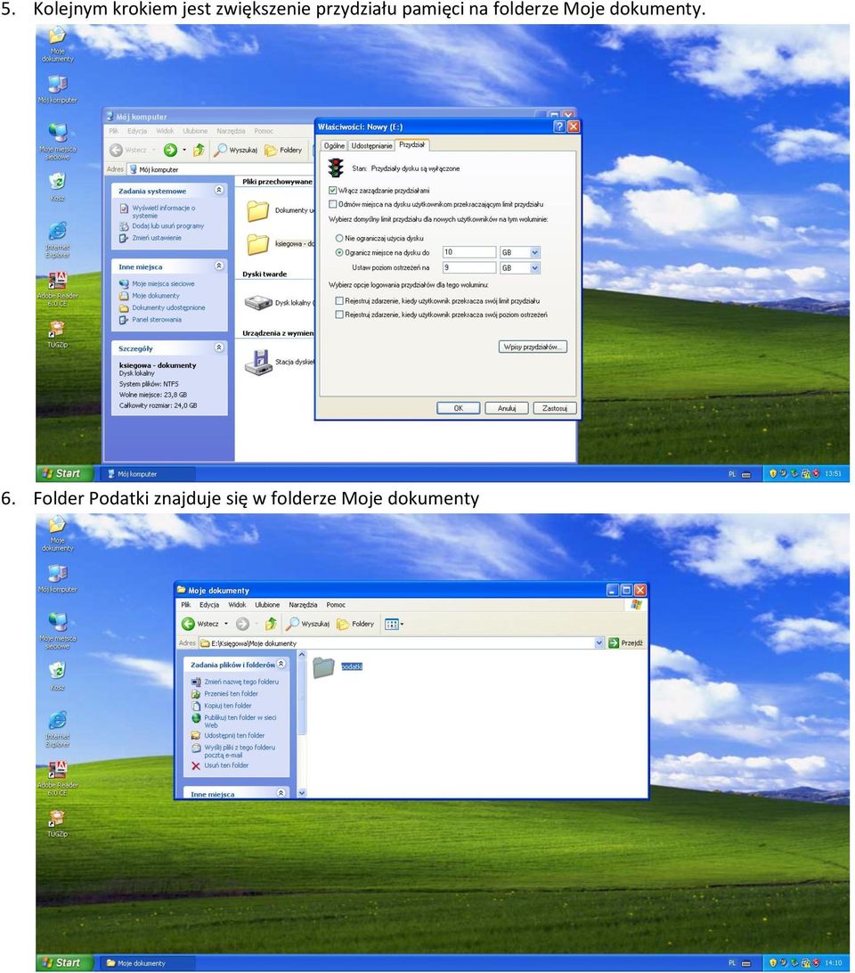 folderze Moje dokumenty. 6.