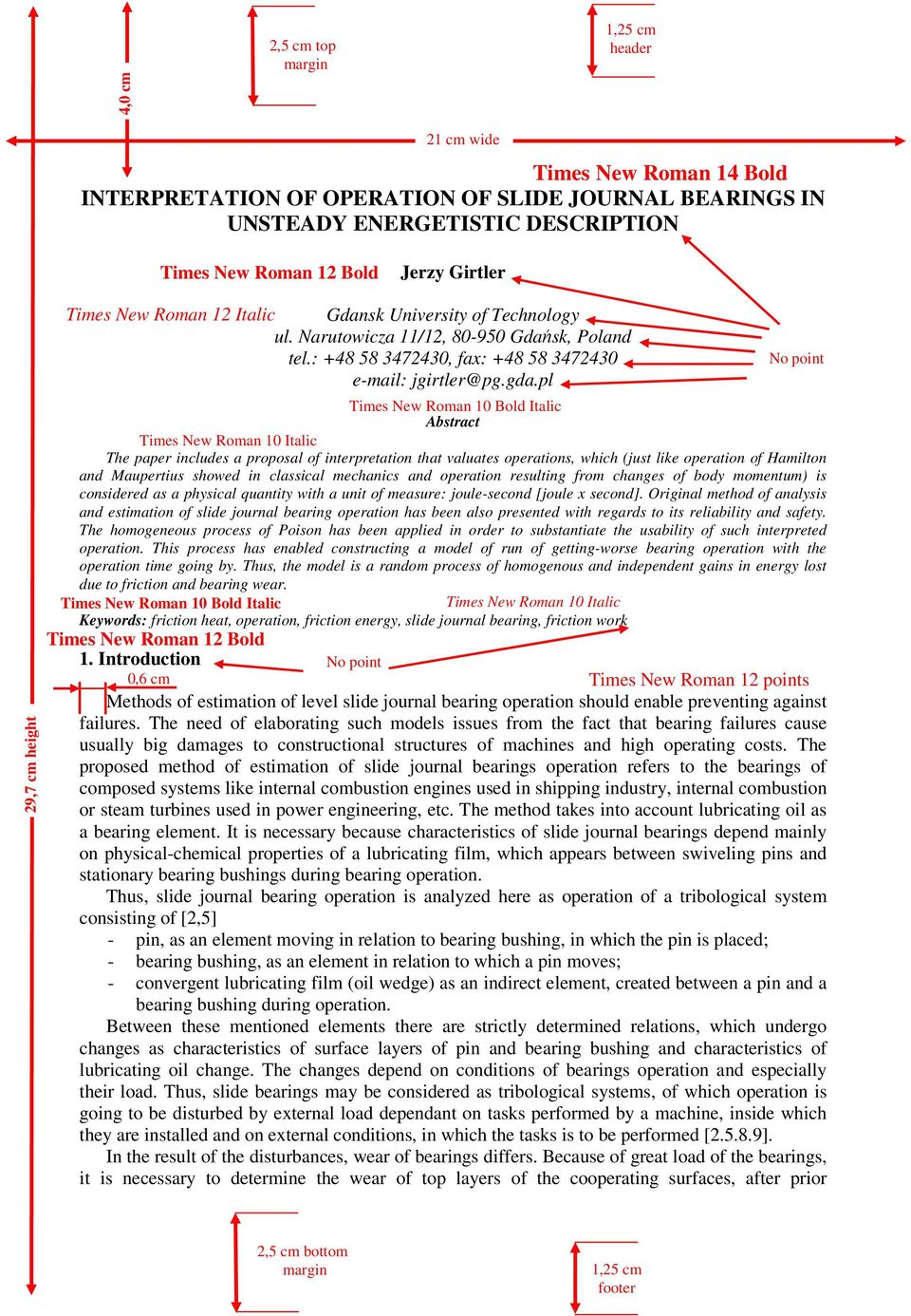 pl imes New Roman 10 Bold Italic Abstract imes New Roman 10 Italic he paper includes a proposal of interpretation that valuates operations, which (just like operation of Hamilton and Maupertius