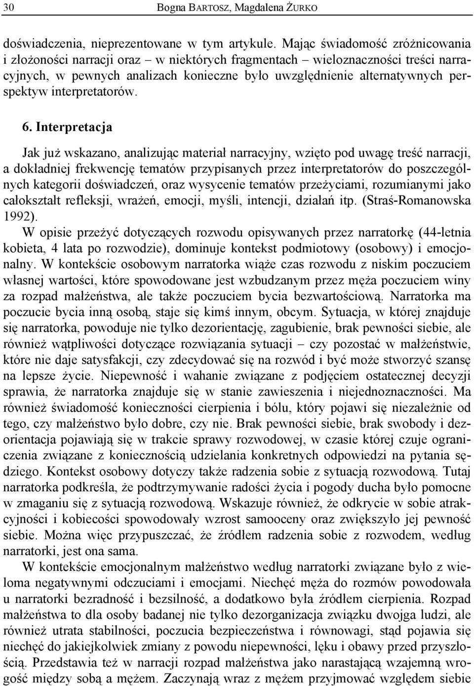 interpretatorów. 6.