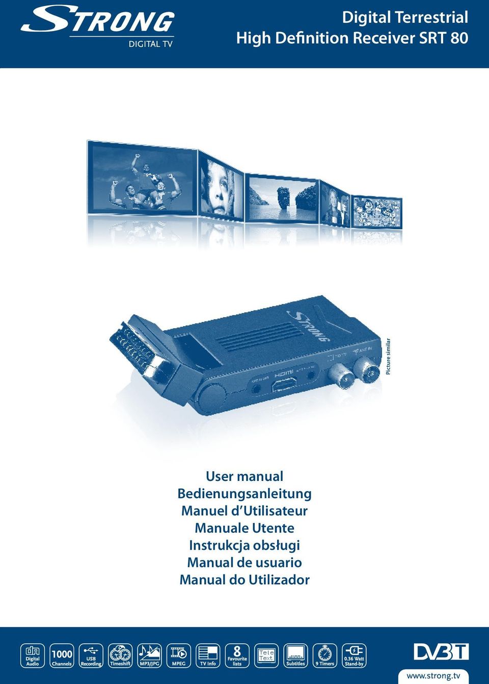 Bedienungsanleitung Manuel d Utilisateur Manuale