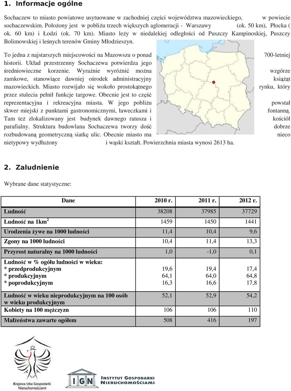 Miasto leży w niedalekiej odległości od Puszczy Kampinoskiej, Puszczy Bolimowskiej i leśnych terenów Gminy Młodzieszyn. To jedna z najstarszych miejscowości na Mazowszu o ponad 700-letniej historii.