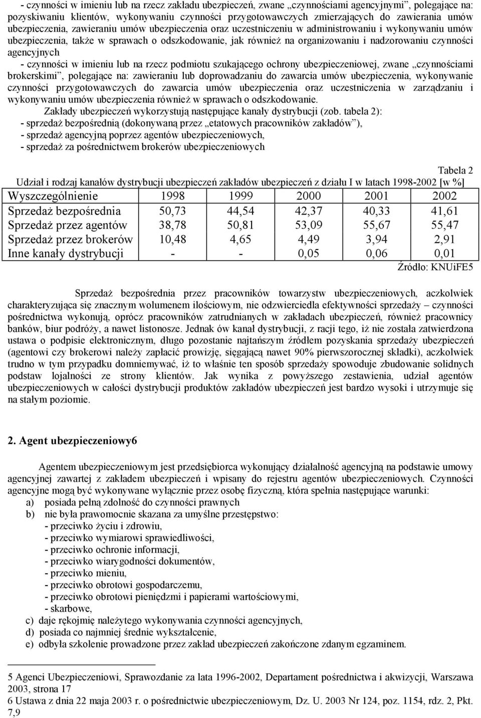 czynności agencyjnych - czynności w imieniu lub na rzecz podmiotu szukającego ochrony ubezpieczeniowej, zwane czynnościami brokerskimi, polegające na: zawieraniu lub doprowadzaniu do zawarcia umów