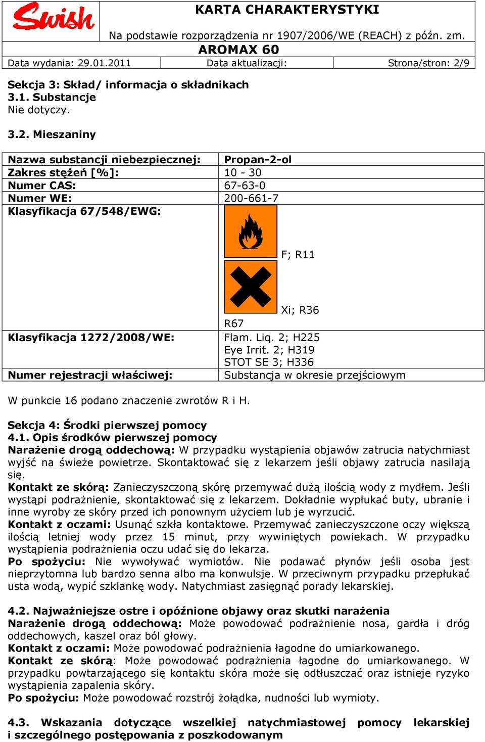 11 Data aktualizacji: Strona/stron: 2/