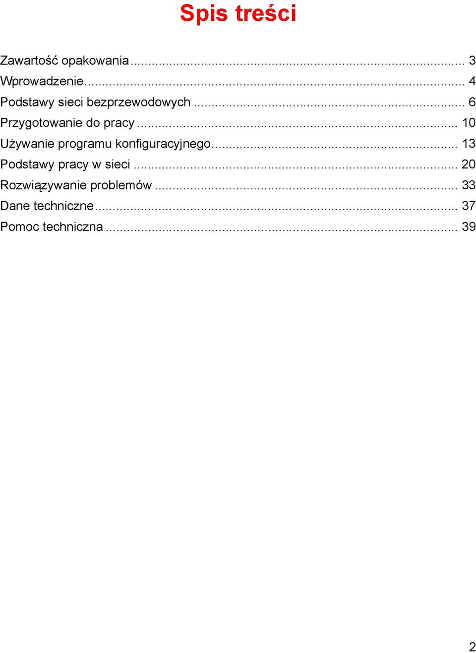 .. 10 Używanie programu konfiguracyjnego.