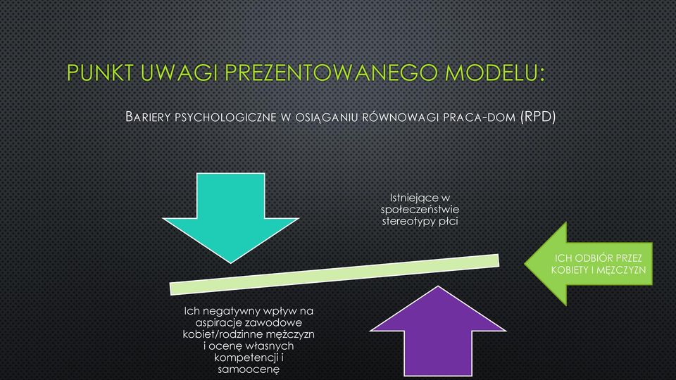 ICH ODBIÓR PRZEZ KOBIETY I MĘZCZYZN Ich negatywny wpływ na aspiracje