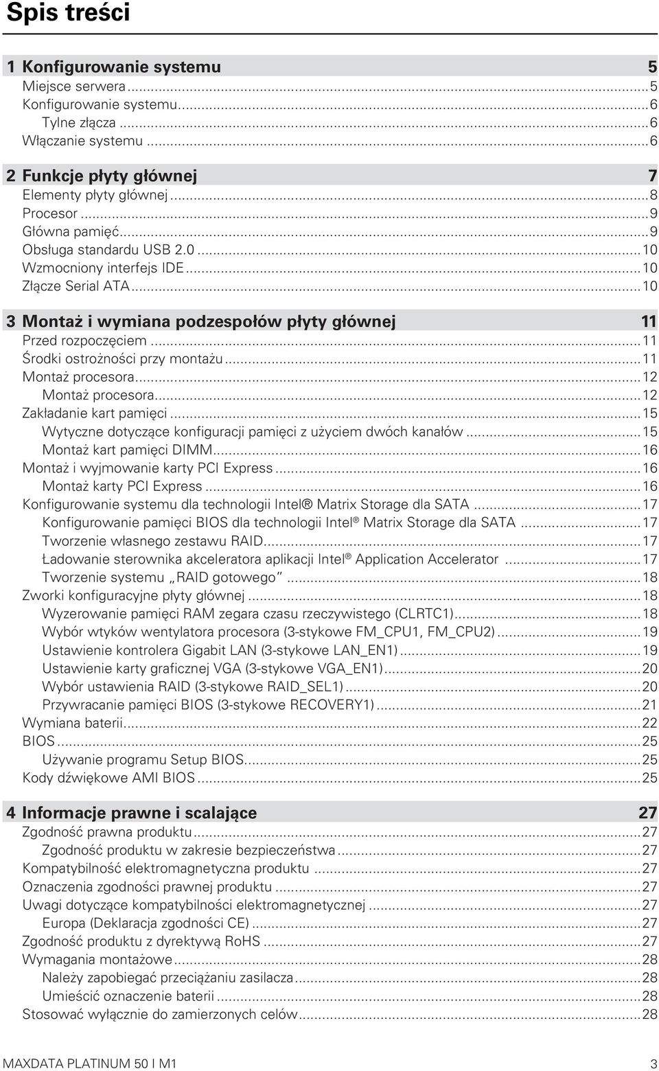 ..11 Środki ostrożności przy montażu...11 Montaż procesora...12 Montaż procesora...12 Zakładanie kart pamięci...15 Wytyczne dotyczące konfiguracji pamięci z użyciem dwóch kanałów.