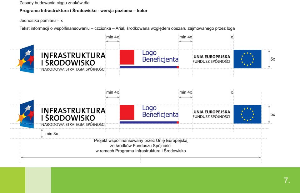 zajmowanego przez loga min 4x min 4x x Logo Beneficjenta min 4x min 4x x Logo Beneficjenta Projekt