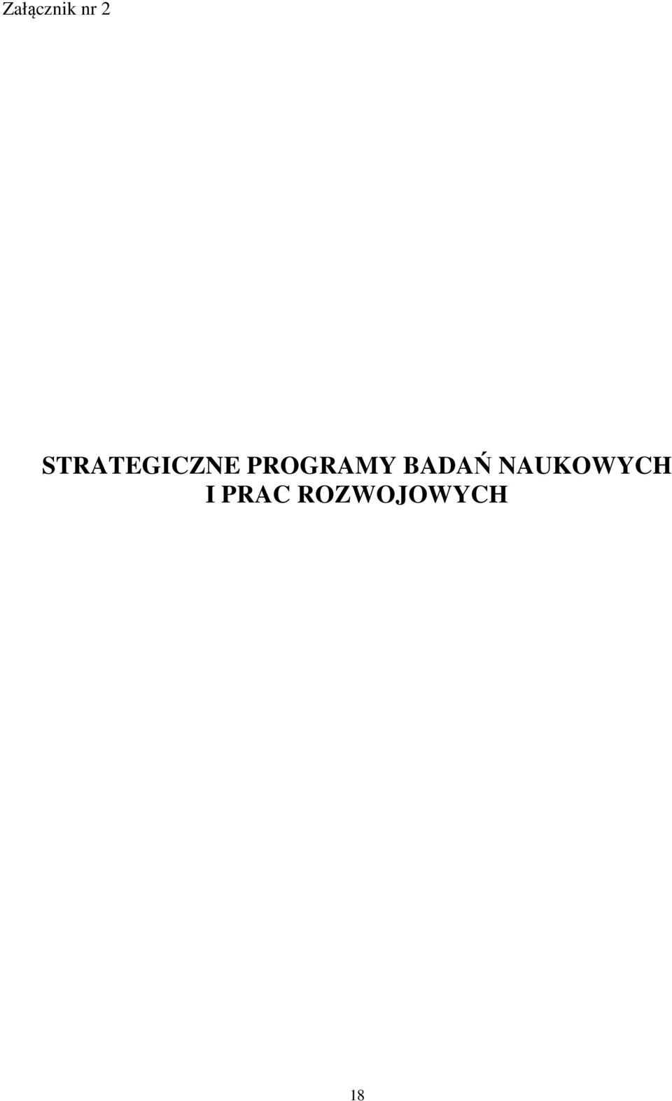 PROGRAMY BADAŃ