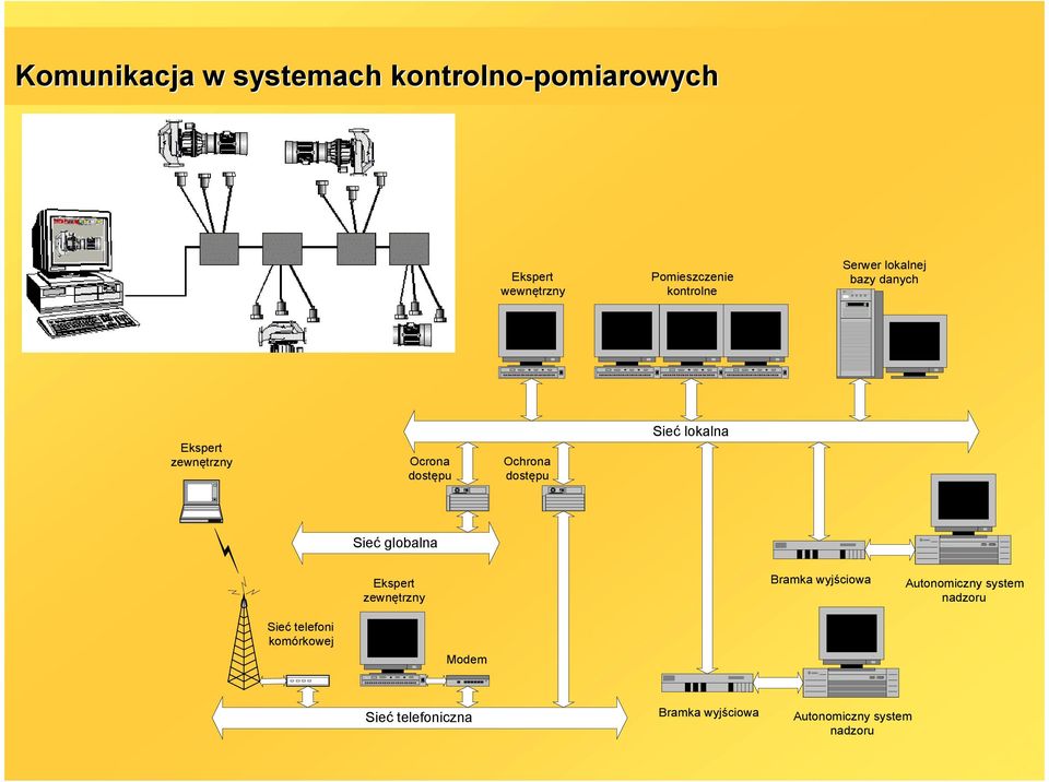 Sieć lokalna Sieć globalna Ekspert zewnętrzny Bramka wyjściowa Autonomiczny system