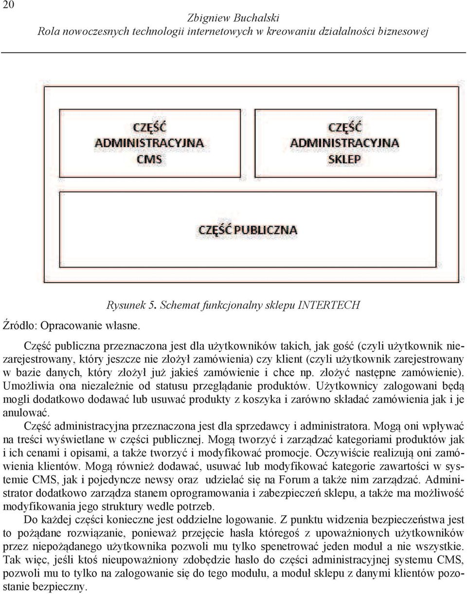 ytkownik zarejestrowany w bazie danych, który zło ył ju jakie zamówienie i chce np. zło y nast pne zamówienie). Umo liwia ona niezale nie od statusu przegl danie produktów.