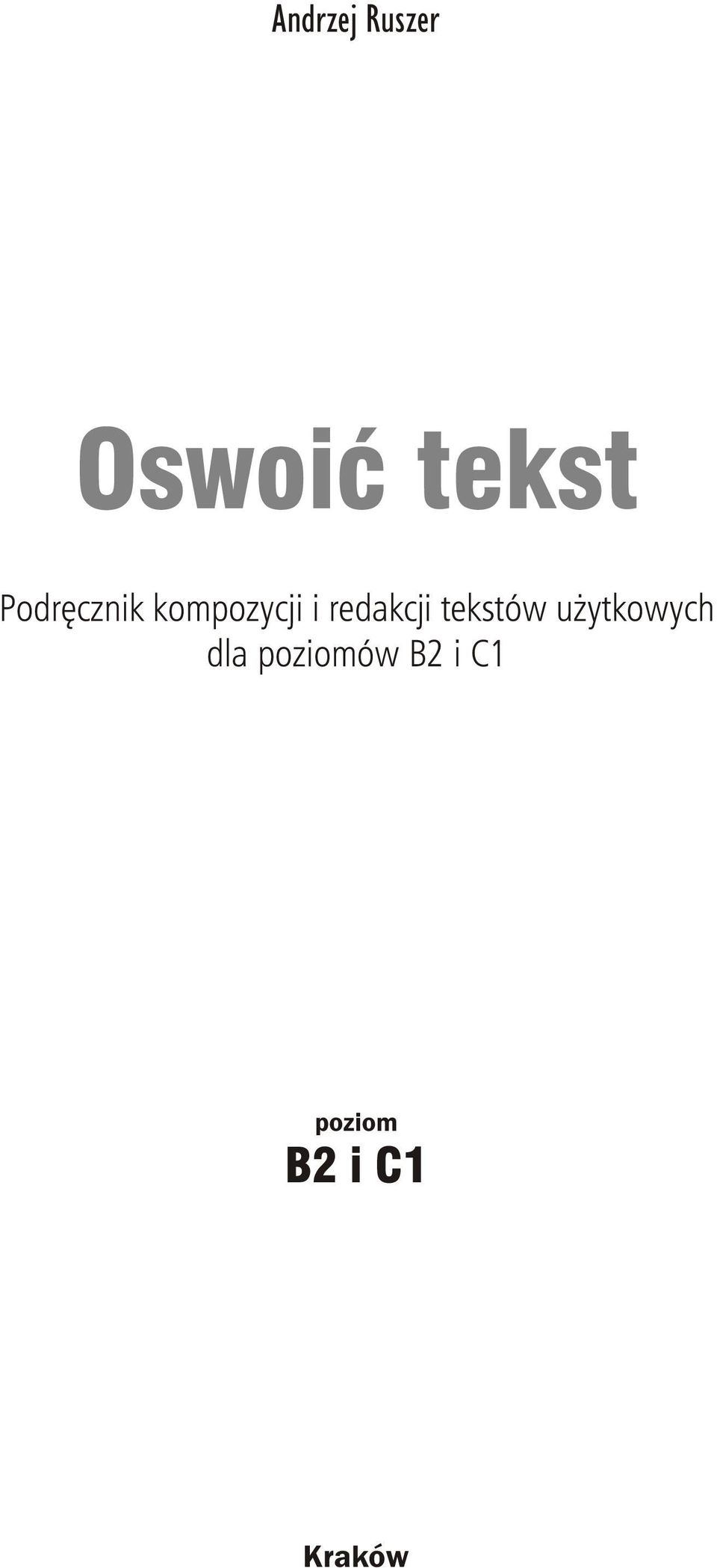 redakcji tekstów użytkowych