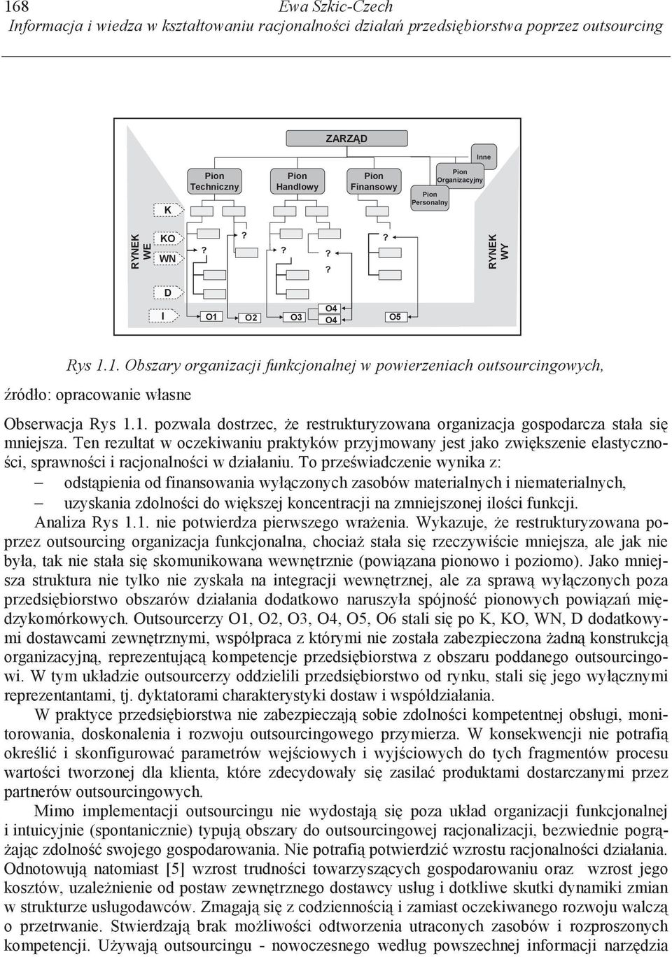 Ten rezultat w oczekiwaniu praktyków przyjmowany jest jako zwi kszenie elastyczno- ci, sprawno ci i racjonalno ci w działaniu.